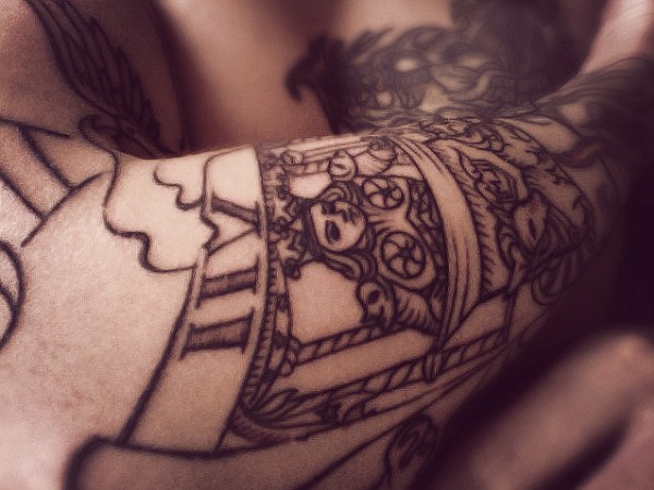 Exhibici&oacute;n de tatuajes ancestrales en M&eacute;xico