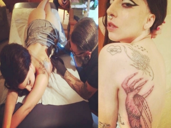 Lady Gaga y su nuevo tatuaje para honrar a sus fans