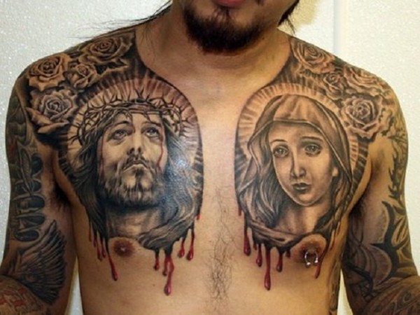 Simbolismo del tatuaje de la virgen Mar&iacute;a