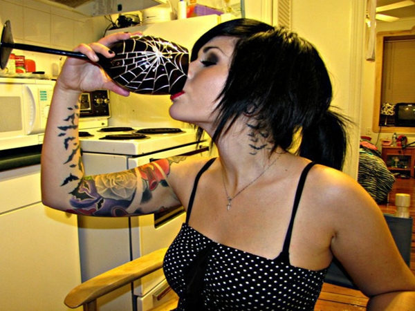 Tatuajes g&oacute;ticos para mujeres