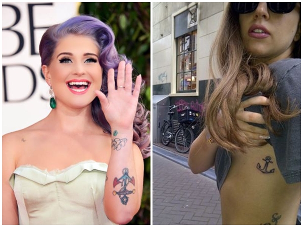 Celebridades con el mismo tatuaje