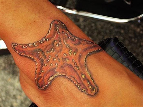 Tatuajes de estrellas de mar