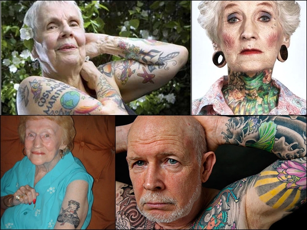 &iquest;C&oacute;mo lucen los tatuajes al envejecer?
