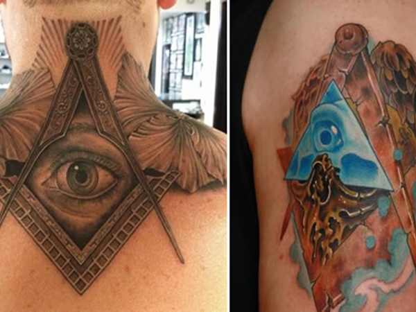 Tatuajes del ojo del Gran Arquitecto