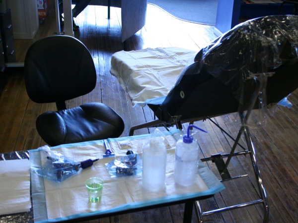 Ojo: El procedimiento b&aacute;sico a seguir para realizar un tatuaje