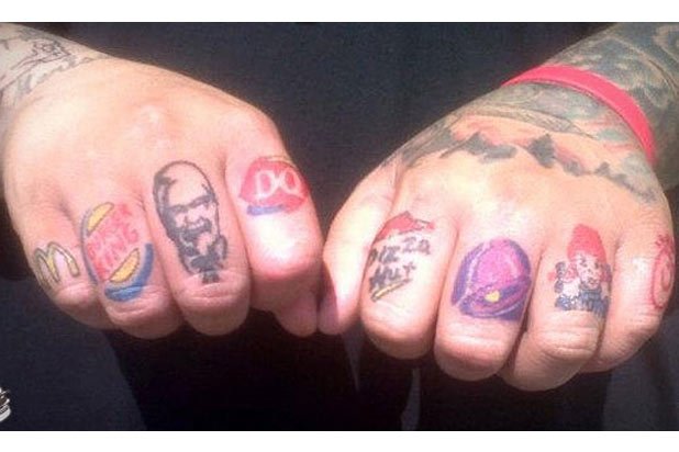 8 tatuajes de marcas de comida que no querr&aacute;s tener
