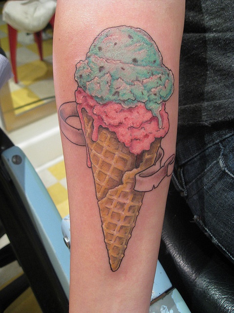 10 tatuajes de amantes de la comida y la bebida