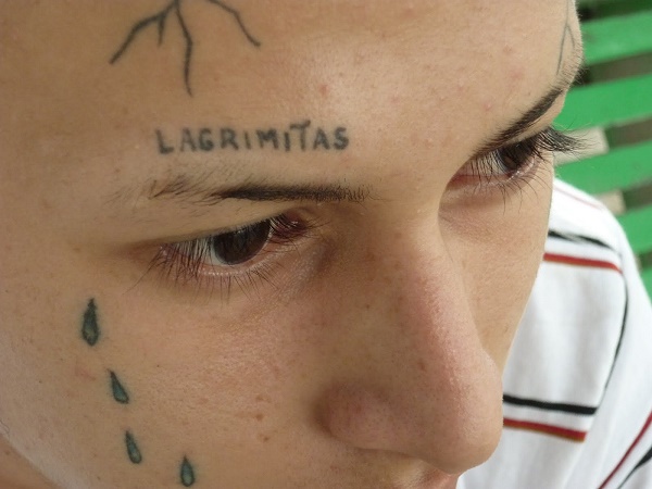Tatuaje de l&aacute;grimas