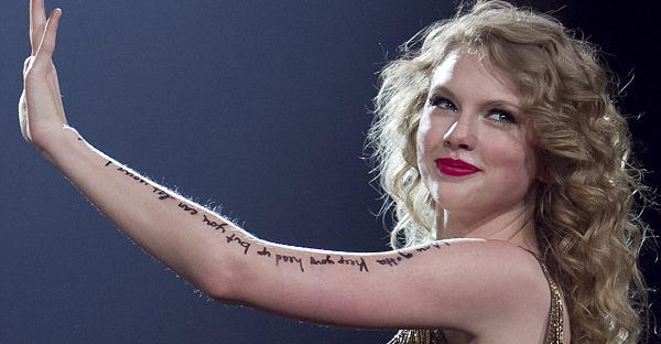 Significado de los tatuajes de Taylor Swift