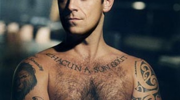 Significado de los tatuajes de Robbie Williams