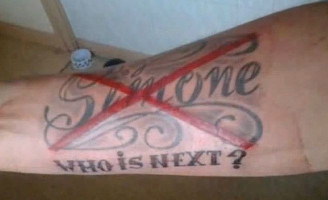 Tatuajes con el nombre de tu pareja... No es una buena opci&oacute;n