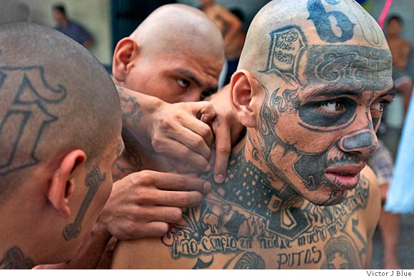 Los tatuajes de los Mara Salvatrucha