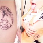 La cantante Miley Cyrus presenta tatuaje nuevo. (tatuajex.com) Todos los derechos reservados.