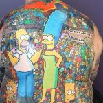 Hombre pretende batir record con tatuajes de Los Simpsons. (tatuajex.com) Todos los derechos reservados.